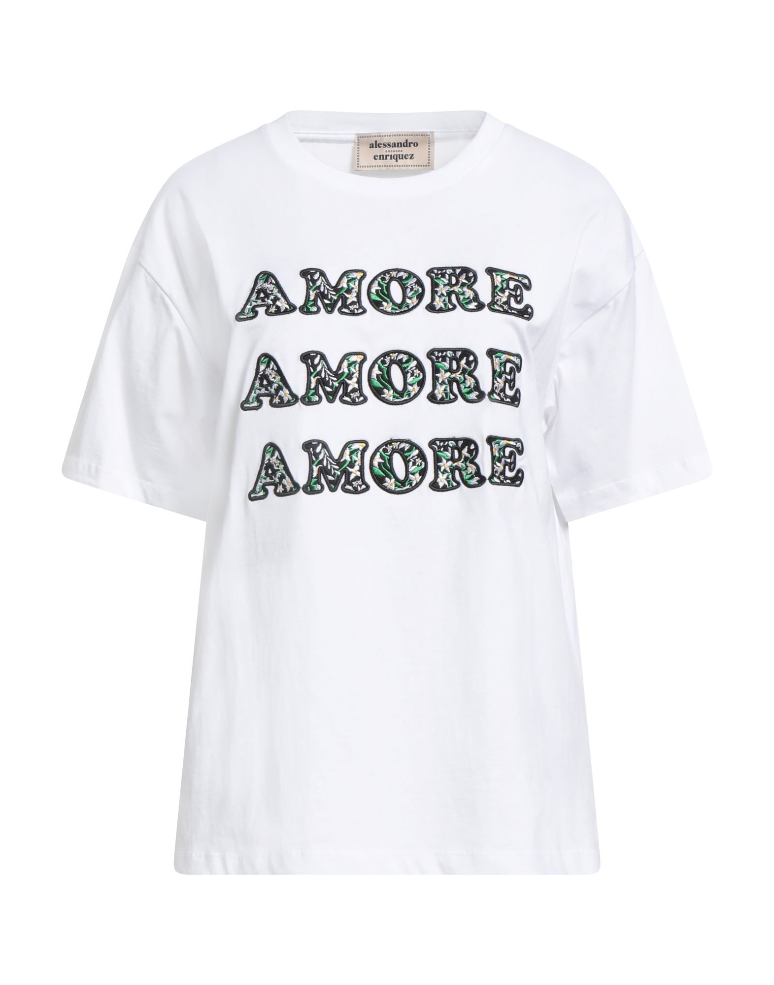 ALESSANDRO ENRIQUEZ T-shirts Damen Weiß ALESSANDRO ENRIQUEZ T-shirts Damen Weiß von ALESSANDRO ENRIQUEZ