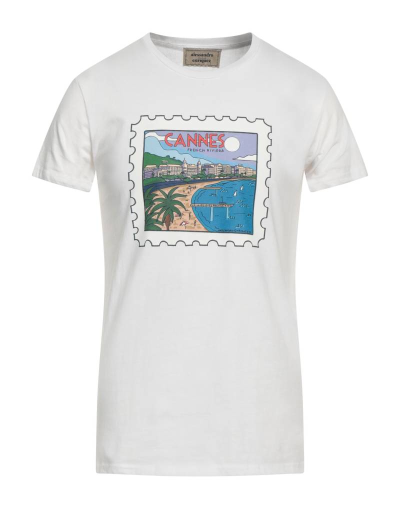ALESSANDRO ENRIQUEZ T-shirts Herren Weiß von ALESSANDRO ENRIQUEZ