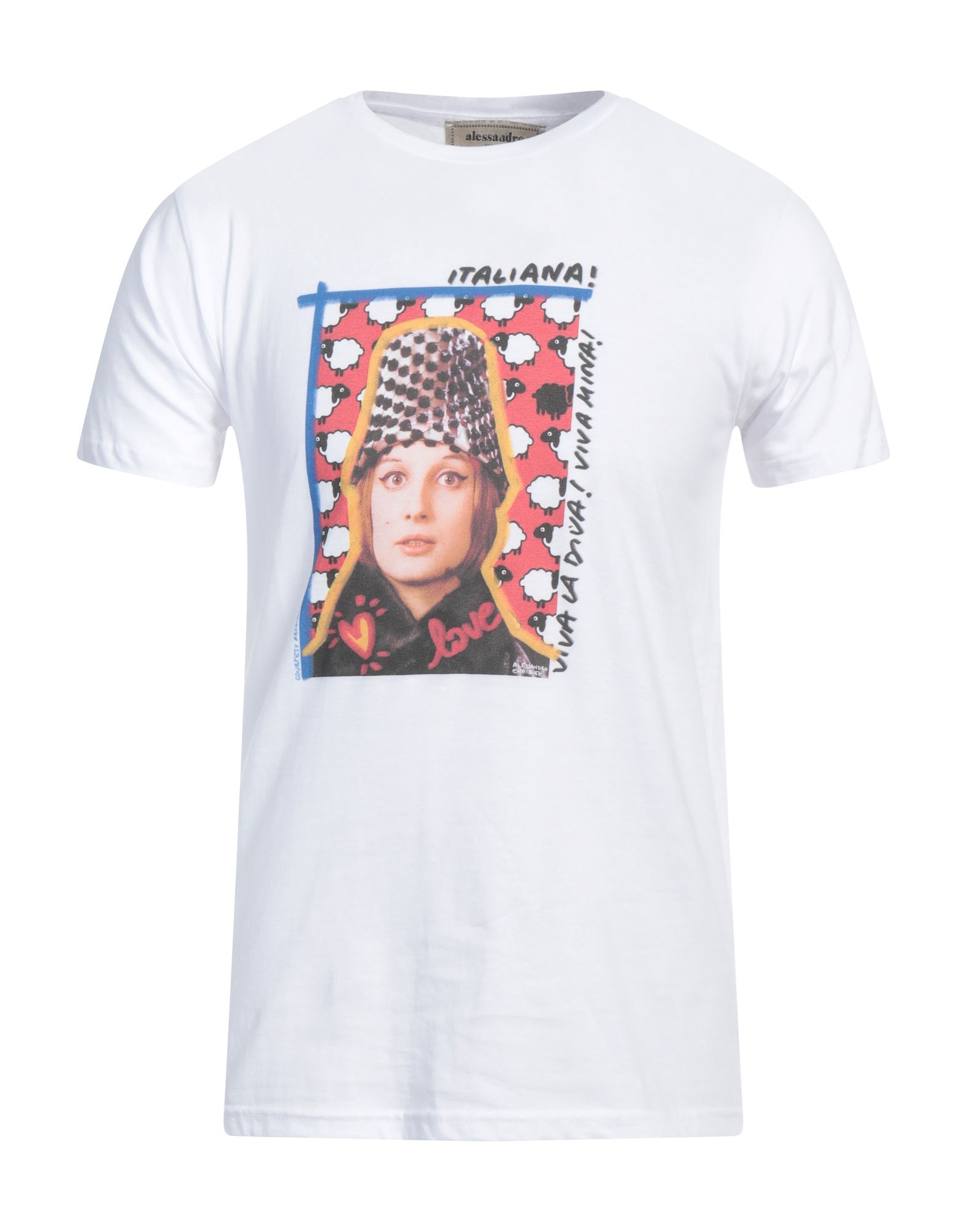 ALESSANDRO ENRIQUEZ T-shirts Herren Weiß von ALESSANDRO ENRIQUEZ