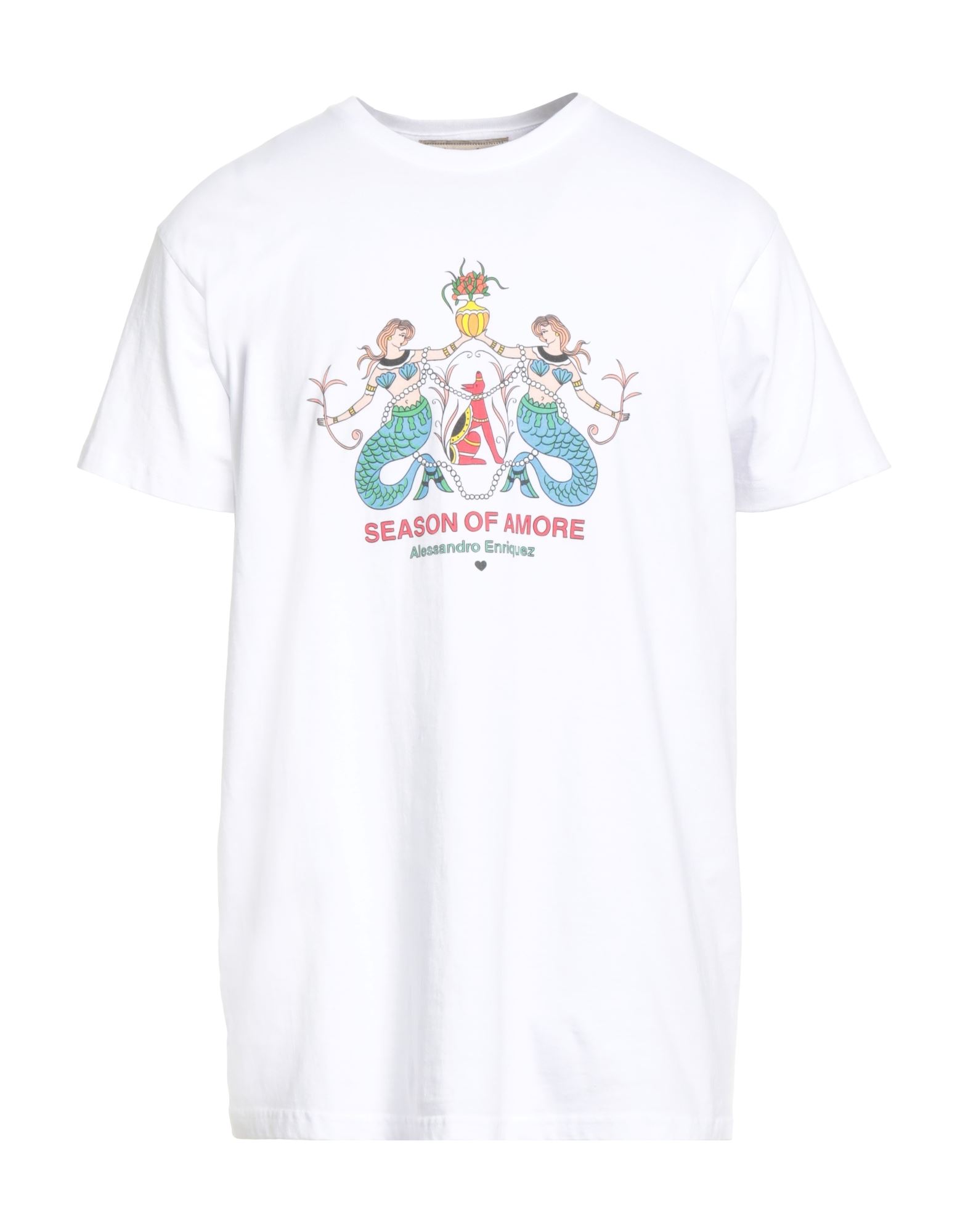 ALESSANDRO ENRIQUEZ T-shirts Herren Weiß von ALESSANDRO ENRIQUEZ