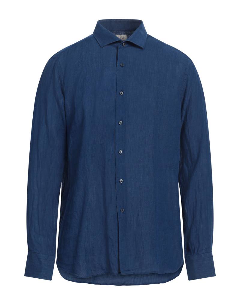 ALESSANDRO GHERARDI Hemd Herren Blau von ALESSANDRO GHERARDI