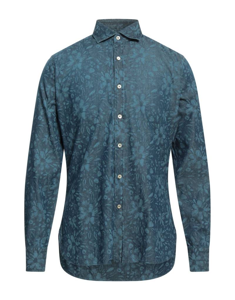 ALESSANDRO GHERARDI Jeanshemd Herren Blau von ALESSANDRO GHERARDI