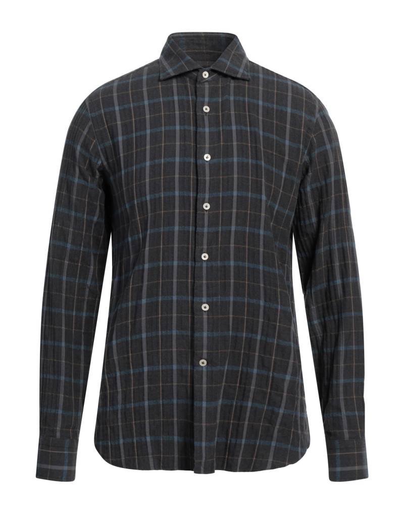 ALESSANDRO GHERARDI Hemd Herren Blei von ALESSANDRO GHERARDI