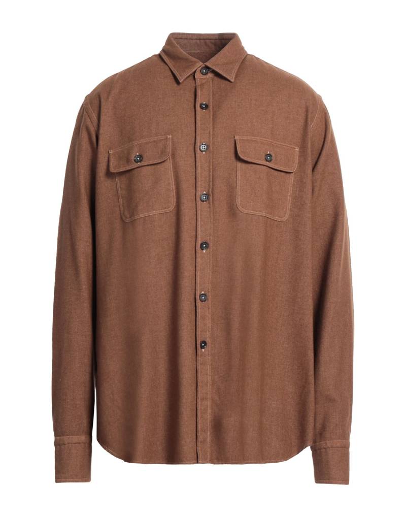 ALESSANDRO GHERARDI Jeanshemd Herren Braun von ALESSANDRO GHERARDI