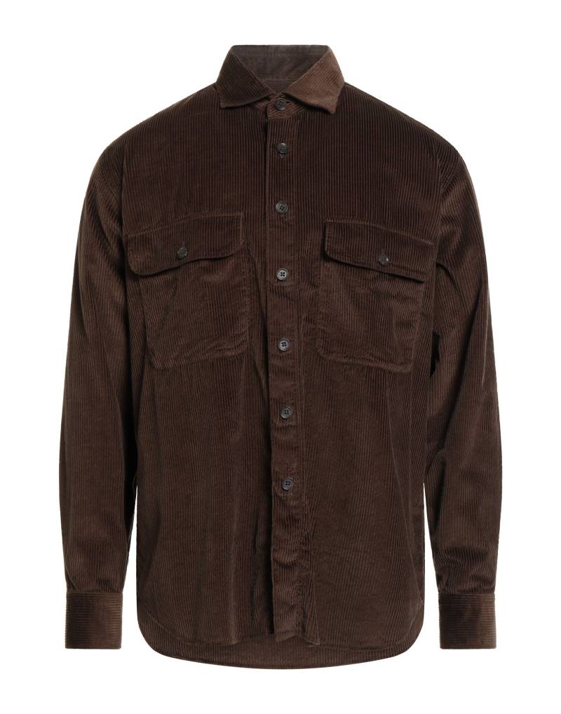 ALESSANDRO GHERARDI Hemd Herren Dunkelbraun von ALESSANDRO GHERARDI
