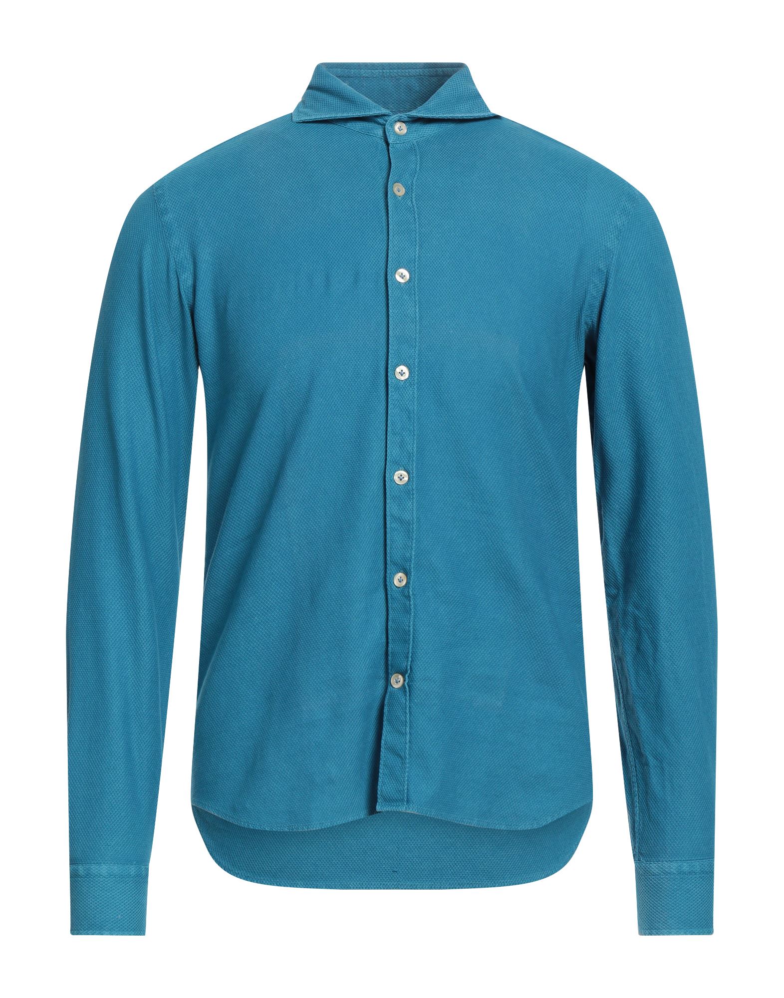 ALESSANDRO GHERARDI Hemd Herren Aquamarin ALESSANDRO GHERARDI Hemd Herren Aquamarin von ALESSANDRO GHERARDI
