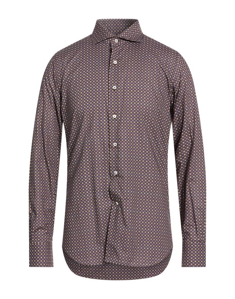 ALESSANDRO GHERARDI Hemd Herren Schokobraun von ALESSANDRO GHERARDI