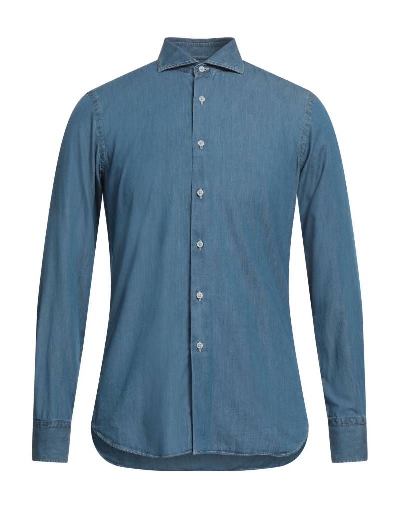 ALESSANDRO GHERARDI Jeanshemd Herren Blau von ALESSANDRO GHERARDI