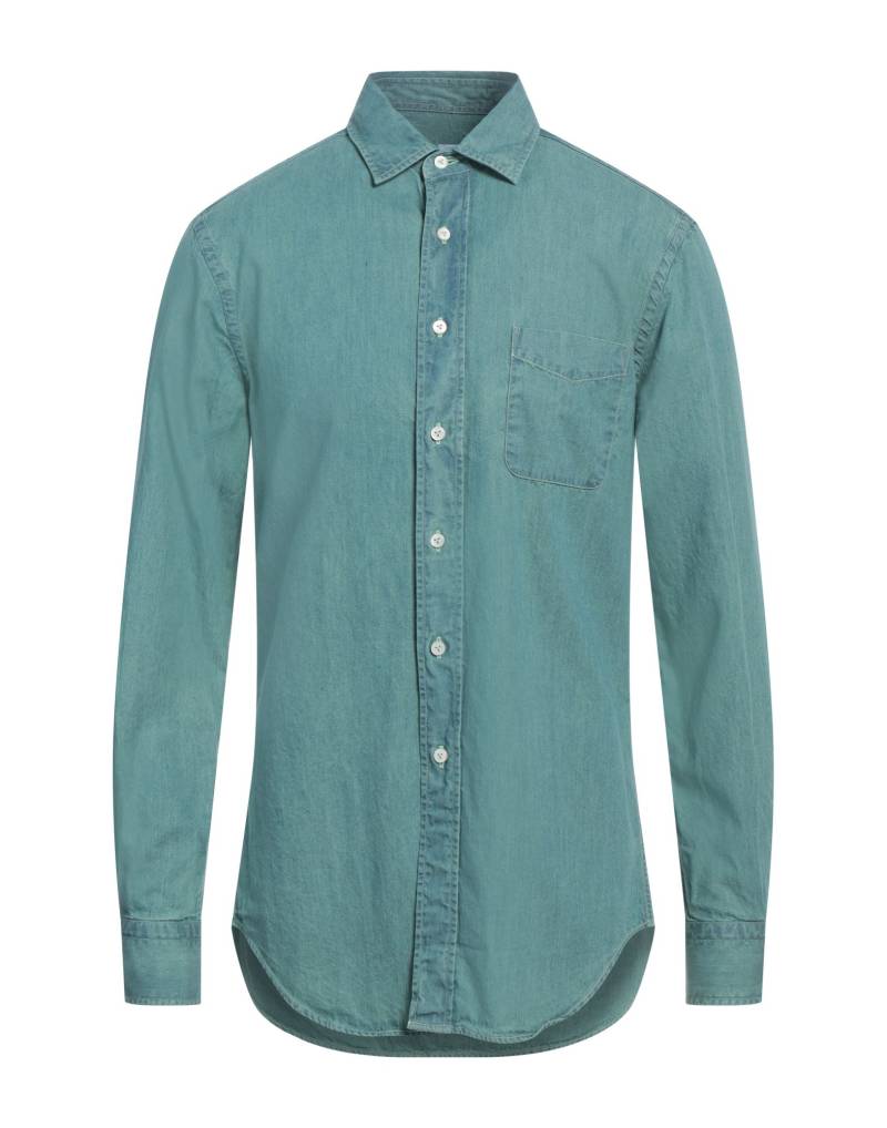 ALESSANDRO GHERARDI Jeanshemd Herren Säuregrün von ALESSANDRO GHERARDI