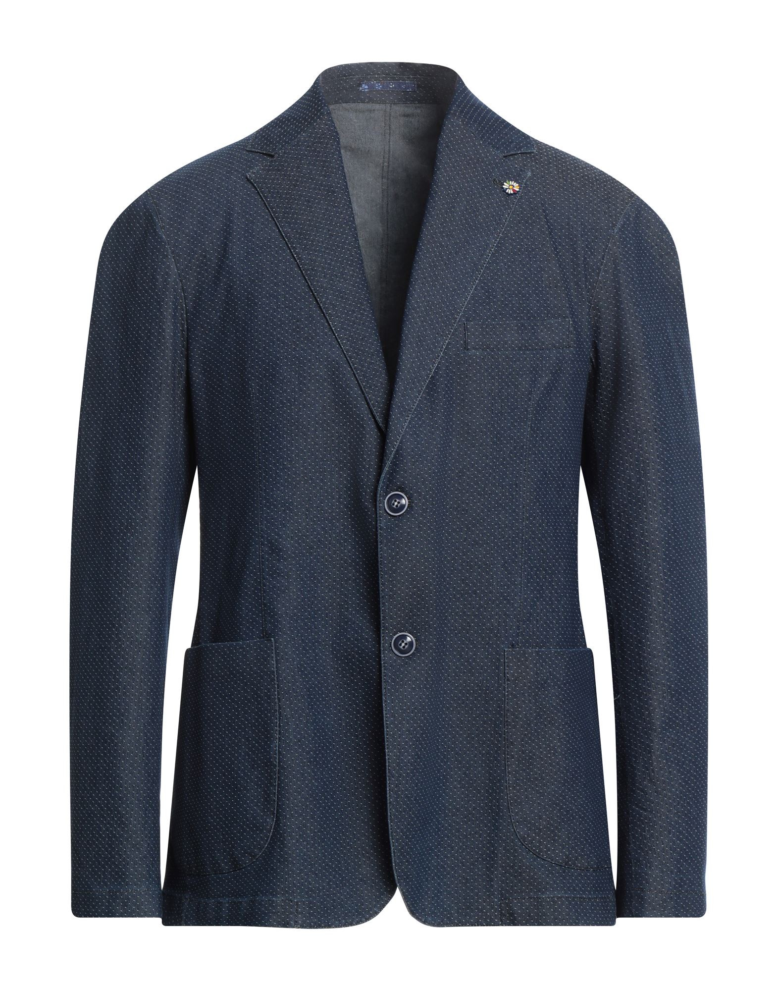 ALESSANDRO GILLES Blazer Herren Marineblau ALESSANDRO GILLES Blazer Herren Marineblau von ALESSANDRO GILLES