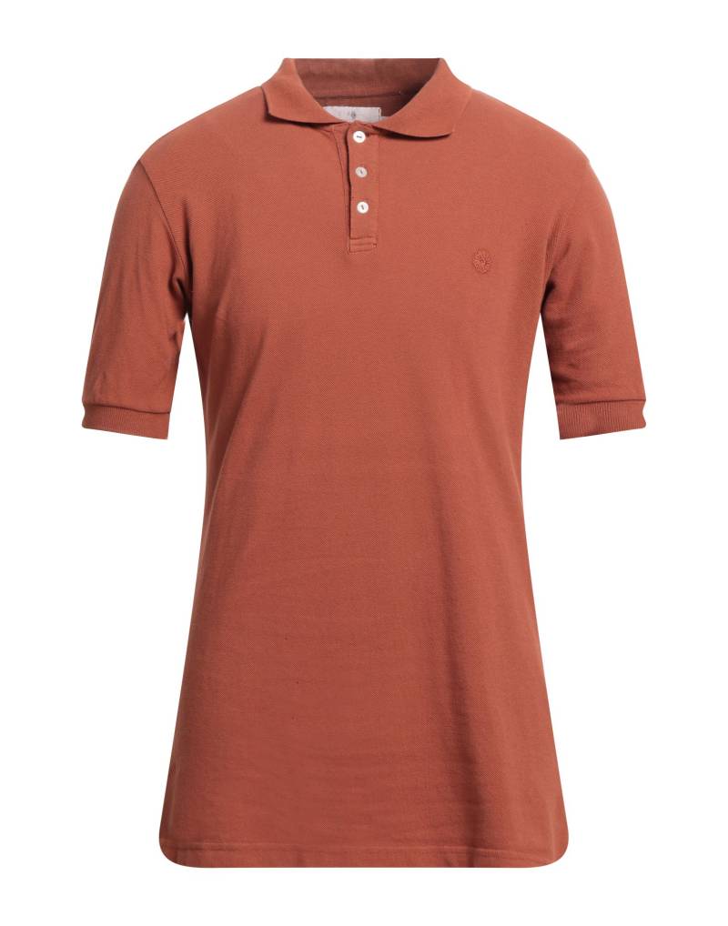 ALESSANDRO GILLES Poloshirt Herren Braun von ALESSANDRO GILLES