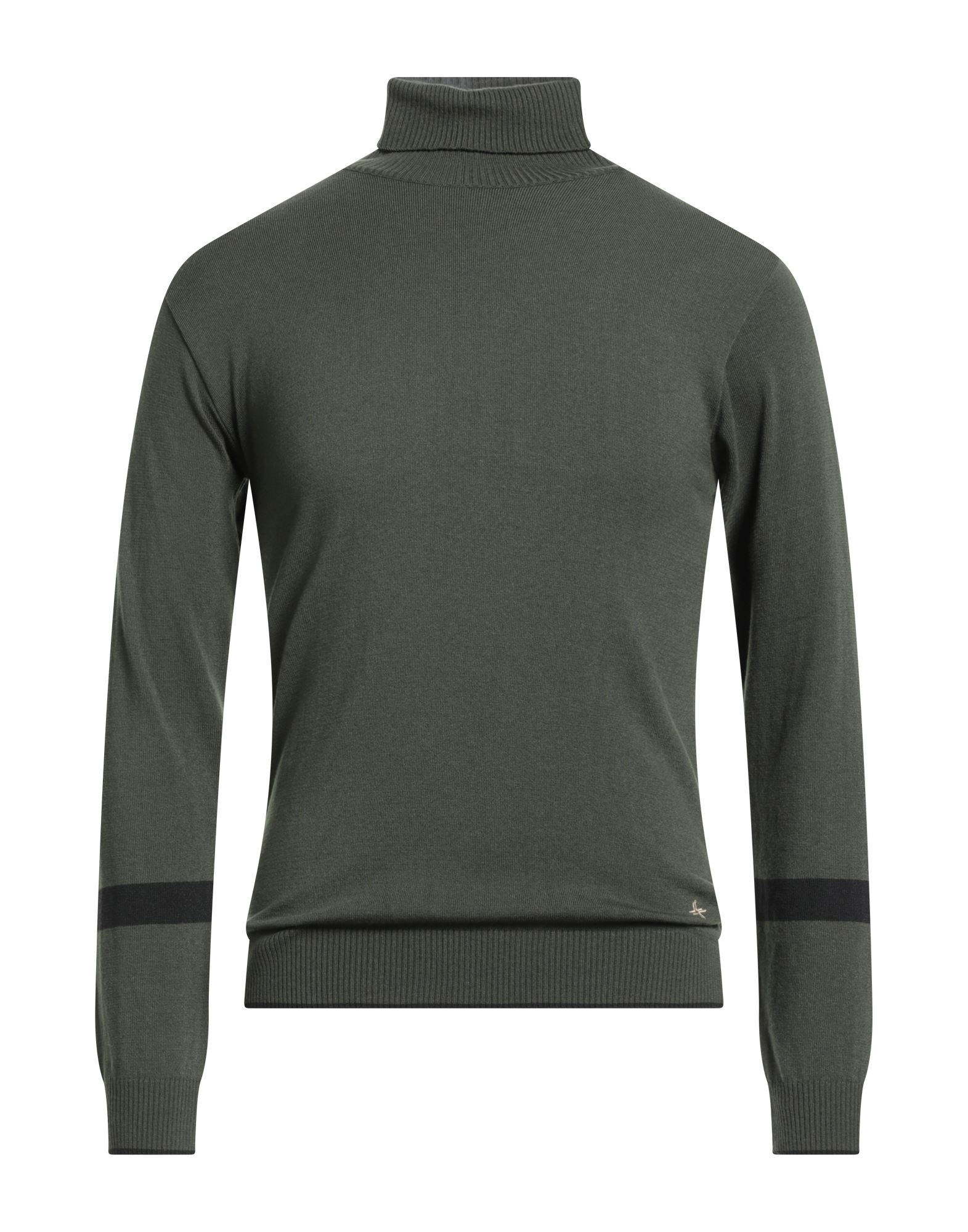 ALESSANDRO GILLES Rollkragenpullover Herren Militärgrün von ALESSANDRO GILLES