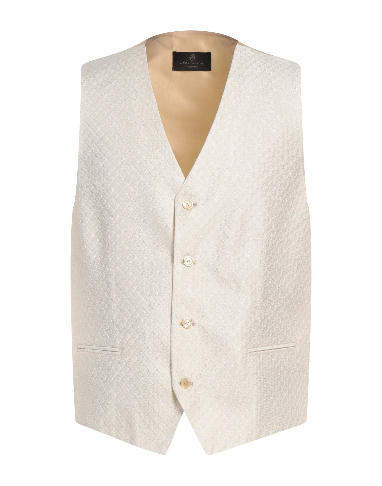 ALESSANDRO GILLES Couture-weste Herren Beige von ALESSANDRO GILLES