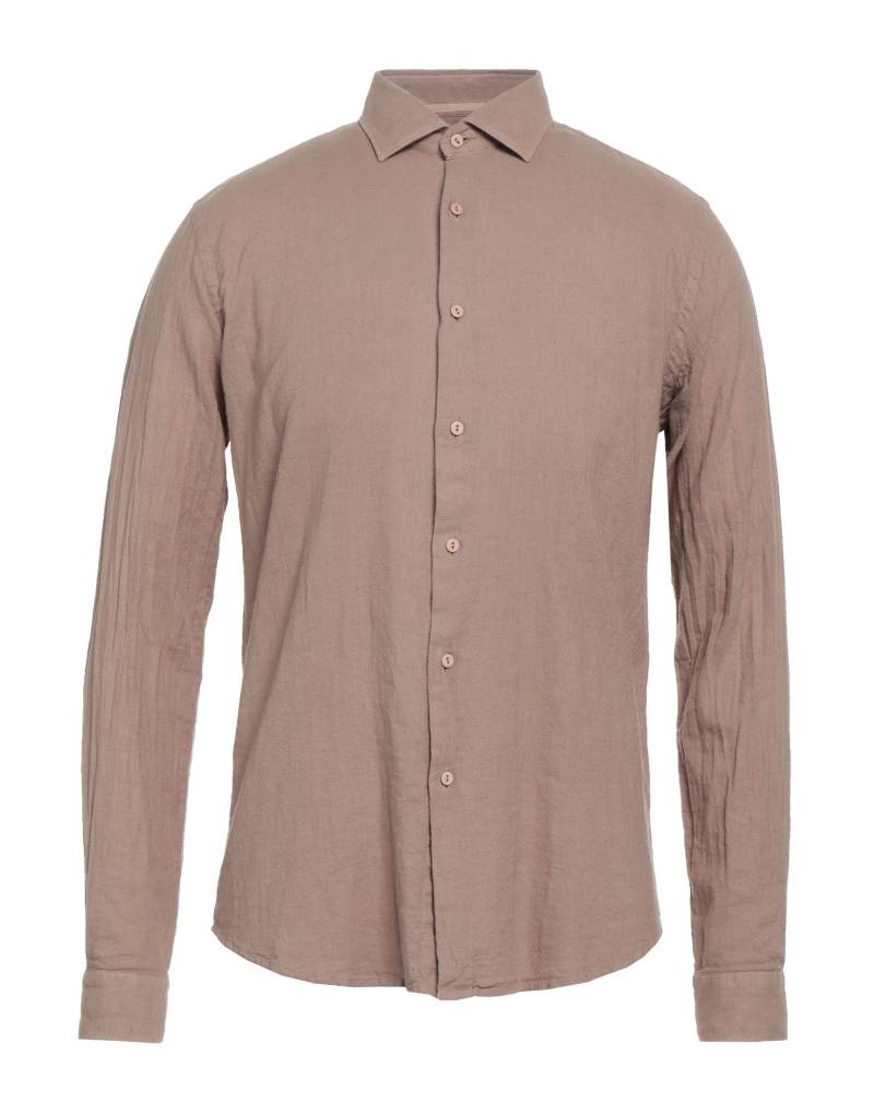 ALESSANDRO LAMURA Hemd Herren Sand von ALESSANDRO LAMURA