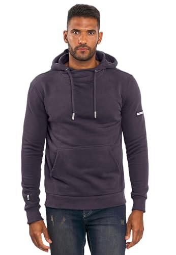 A. Salvarini Herren Sweat Kapuzenpullover Hoodie Kapuze Sweater AS295[AS-295-Anthrazit-Gr.M] von ALESSANDRO SALVARINI