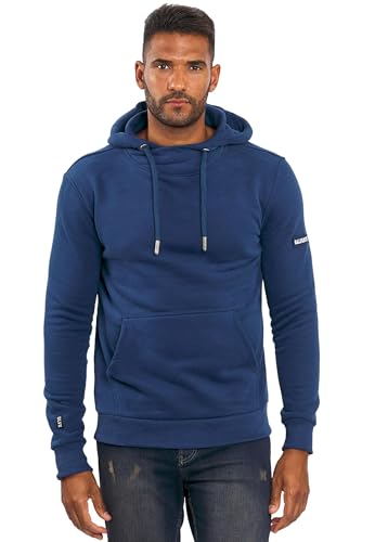 A. Salvarini Herren Sweat Kapuzenpullover Hoodie Kapuze Sweater AS295[AS-295-Petrolblau-Gr.M] von ALESSANDRO SALVARINI