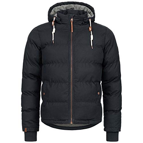 ALESSANDRO SALVARINI warme Herren Designer Winter Jacke Winterjacke Steppjacke Stepp gefüttert [AS-282-Navy-Gr.M] von ALESSANDRO SALVARINI