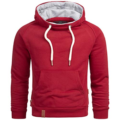 ALESSANDRO SALVARINI Herren Kapuzenpullover Hoodie Kapuze Sweater AS290 [AS-290-Bordeaux-Gr.S] von ALESSANDRO SALVARINI