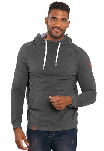 ALESSANDRO SALVARINI Herren Kapuzenpullover Hoodie Kapuze Sweater AS290 [AS-290-Dunkelgrau-Gr.XL] von ALESSANDRO SALVARINI