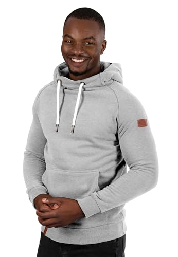 ALESSANDRO SALVARINI Herren Kapuzenpullover Hoodie Kapuze Sweater AS290 [AS-290-Hellgrau-Gr.XXL] von ALESSANDRO SALVARINI