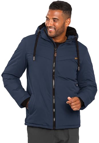 ALESSANDRO SALVARINI Herren Winter Jacke warm mit Kapuze AS-331 [AS-331-Navy-Gr.3XL] von ALESSANDRO SALVARINI