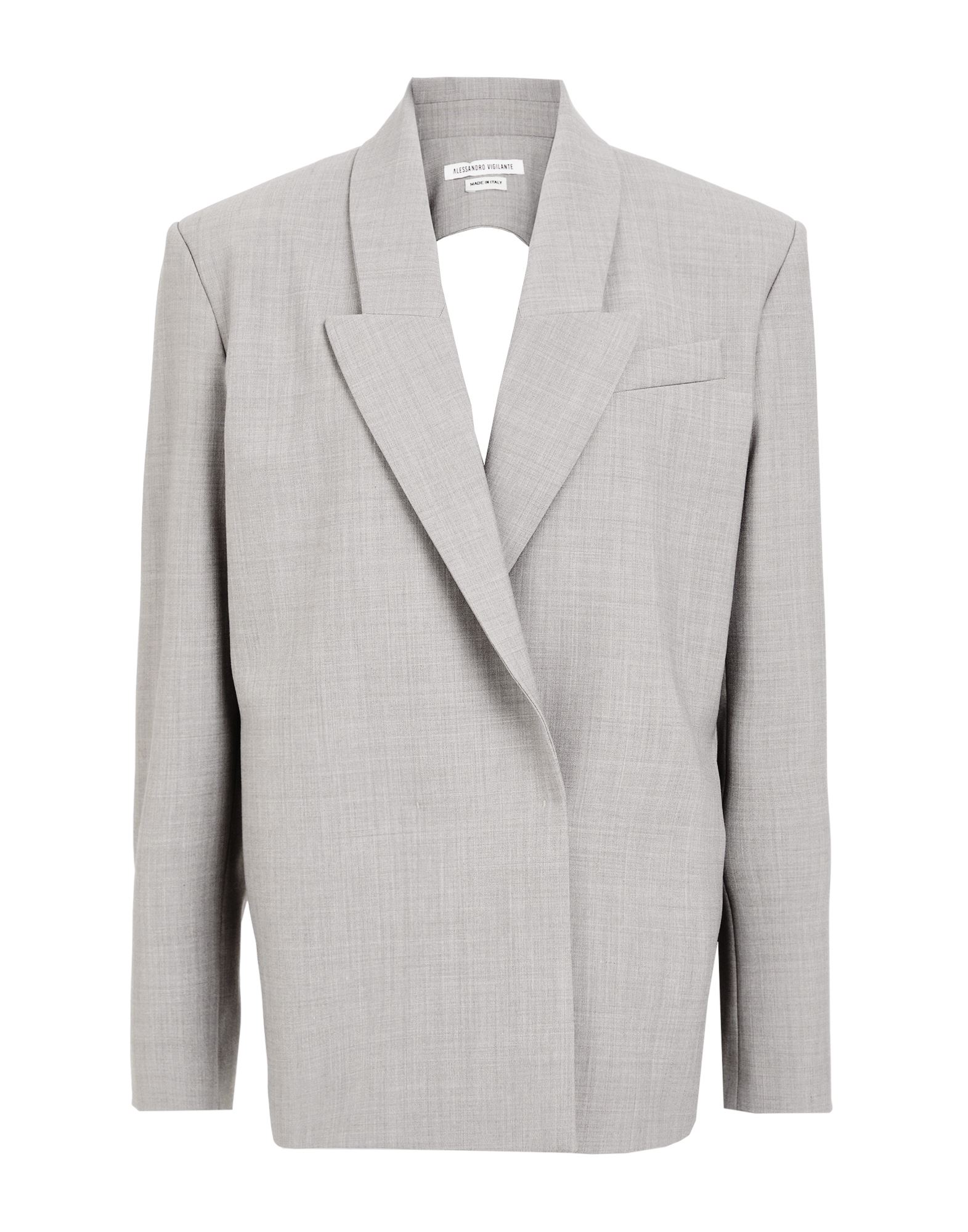 ALESSANDRO VIGILANTE Blazer Damen Hellgrau von ALESSANDRO VIGILANTE