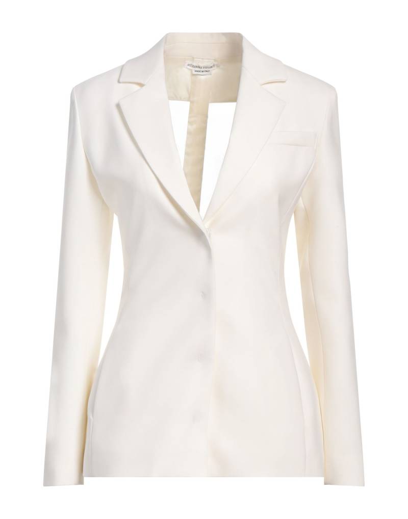 ALESSANDRO VIGILANTE Blazer Damen Off white von ALESSANDRO VIGILANTE