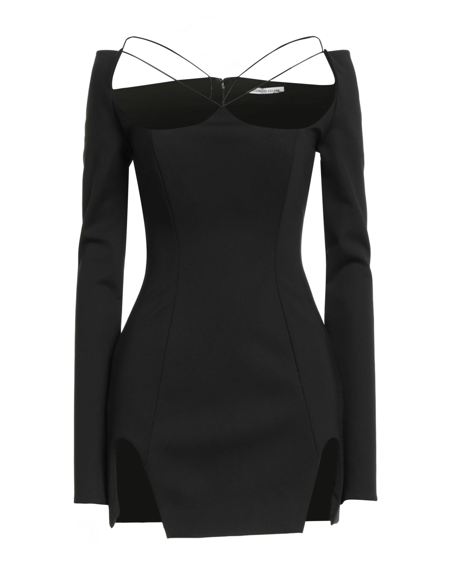 ALESSANDRO VIGILANTE Mini-kleid Damen Schwarz ALESSANDRO VIGILANTE Mini-kleid Damen Schwarz von ALESSANDRO VIGILANTE