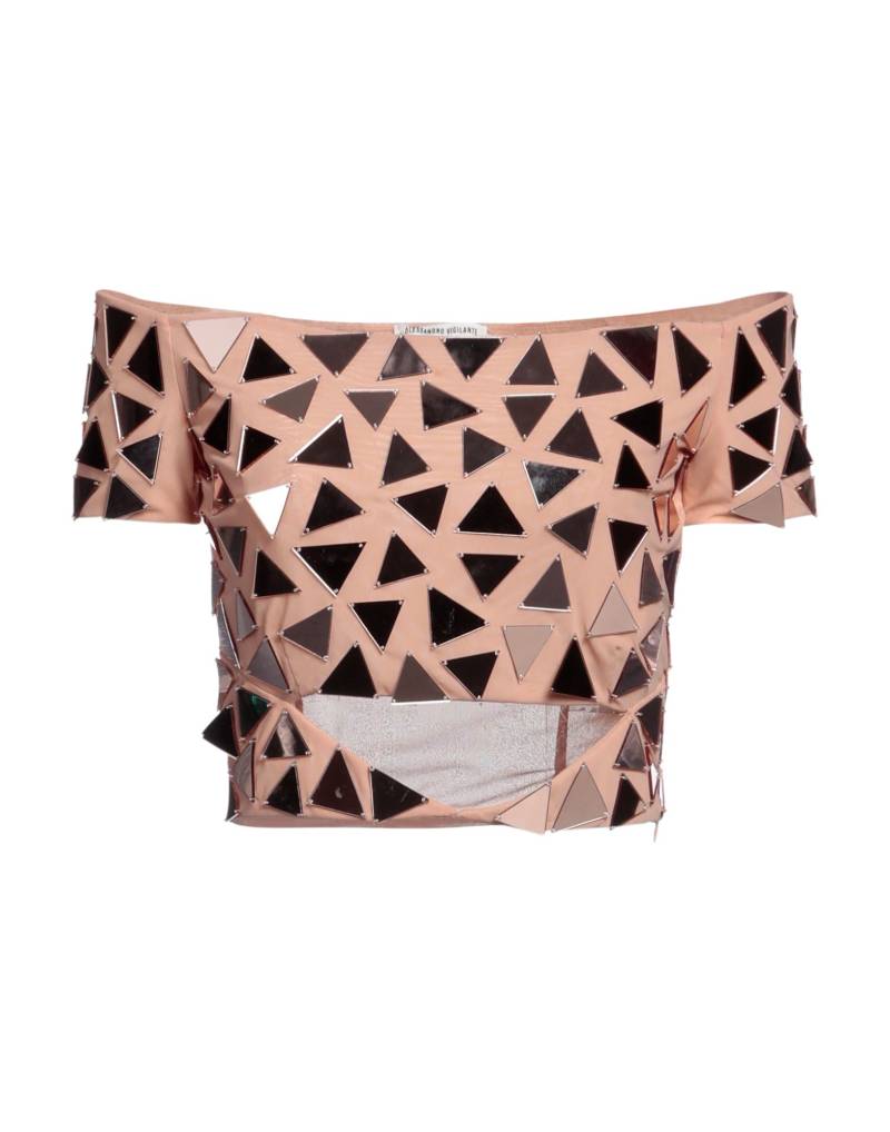 ALESSANDRO VIGILANTE Top Damen Kamel von ALESSANDRO VIGILANTE