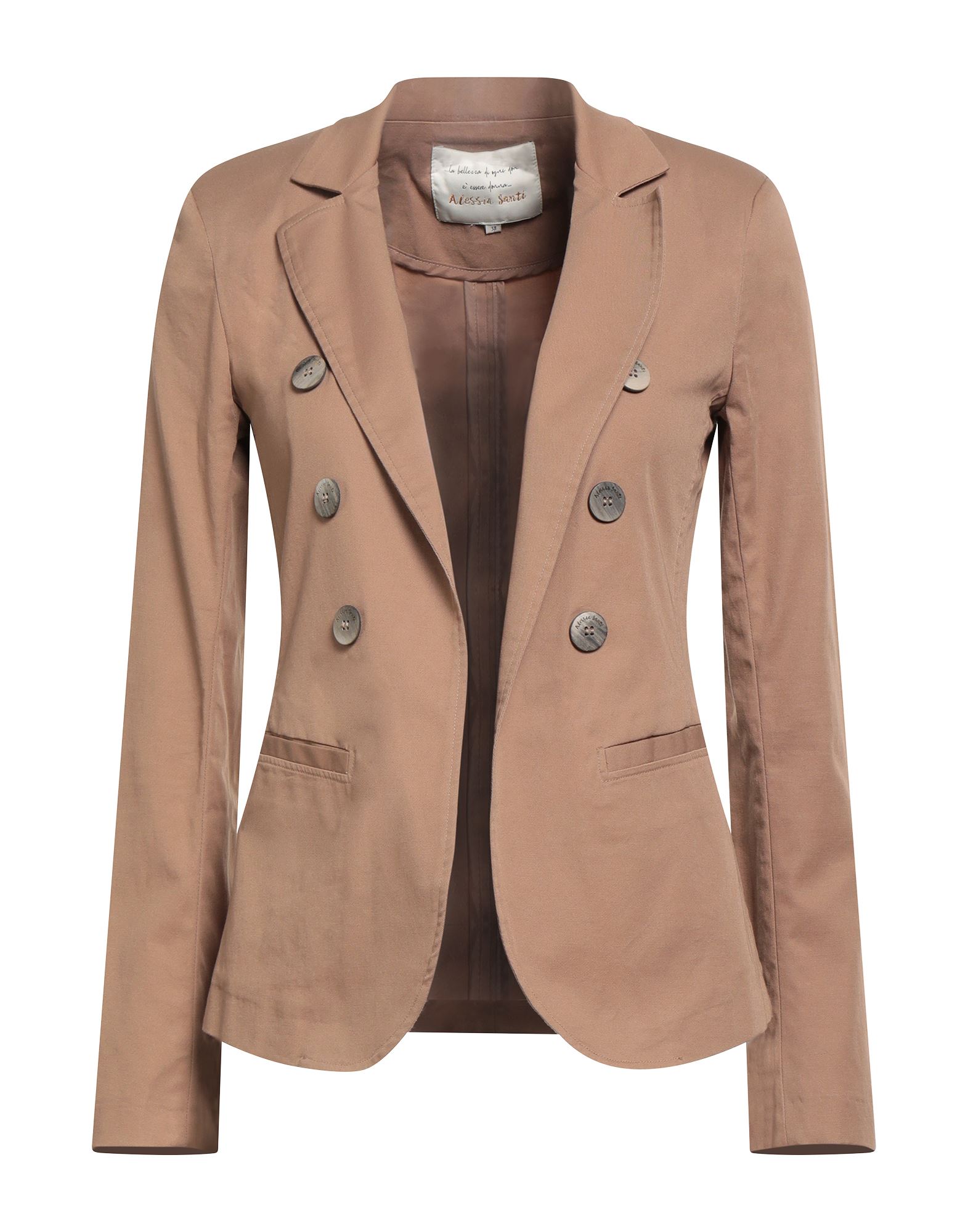 ALESSIA SANTI Blazer Damen Hellbraun ALESSIA SANTI Blazer Damen Hellbraun von ALESSIA SANTI