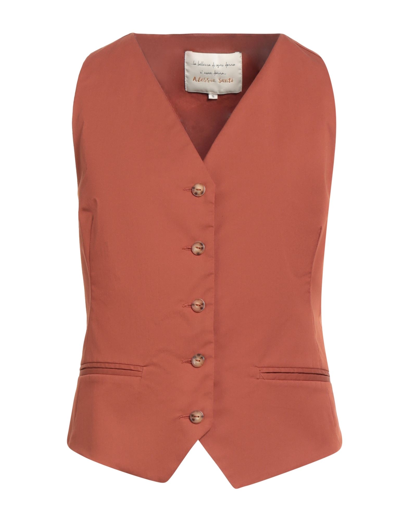 ALESSIA SANTI Couture-weste Damen Braun von ALESSIA SANTI