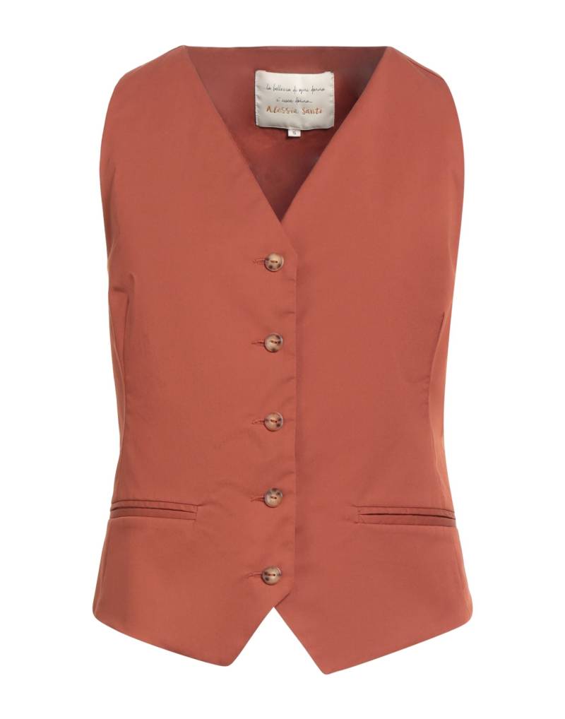 ALESSIA SANTI Couture-weste Damen Braun von ALESSIA SANTI