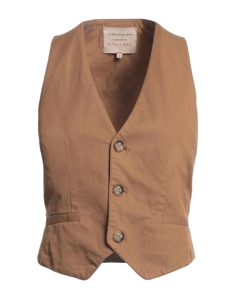 ALESSIA SANTI Couture-weste Damen Khaki von ALESSIA SANTI