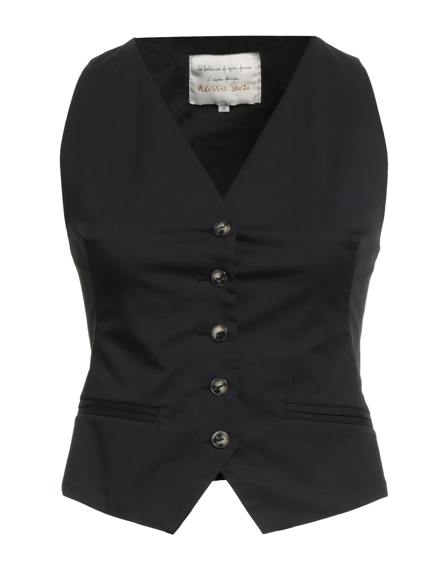 ALESSIA SANTI Couture-weste Damen Schwarz von ALESSIA SANTI