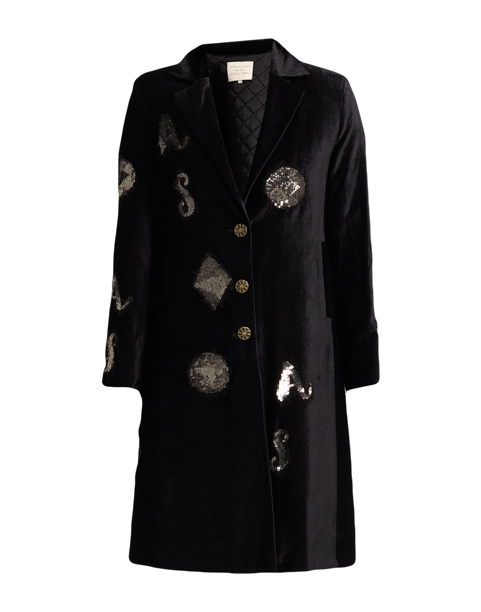 ALESSIA SANTI Mantel Damen Schwarz ALESSIA SANTI Mantel Damen Schwarz von ALESSIA SANTI