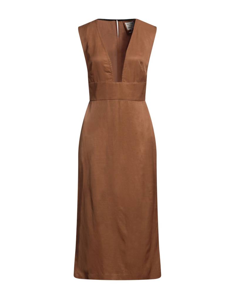 ALESSIA SANTI Midi-kleid Damen Braun von ALESSIA SANTI