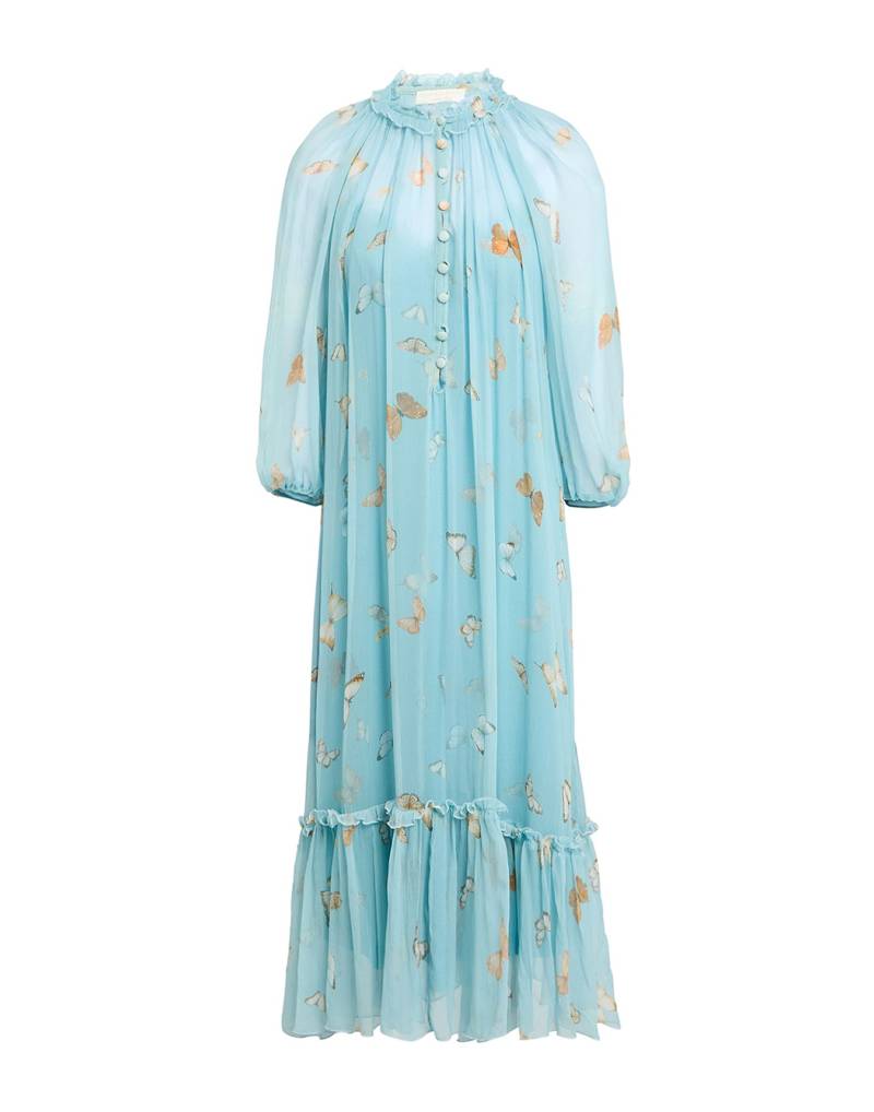 ALESSIA ZAMATTIO Midi-kleid Damen Himmelblau von ALESSIA ZAMATTIO