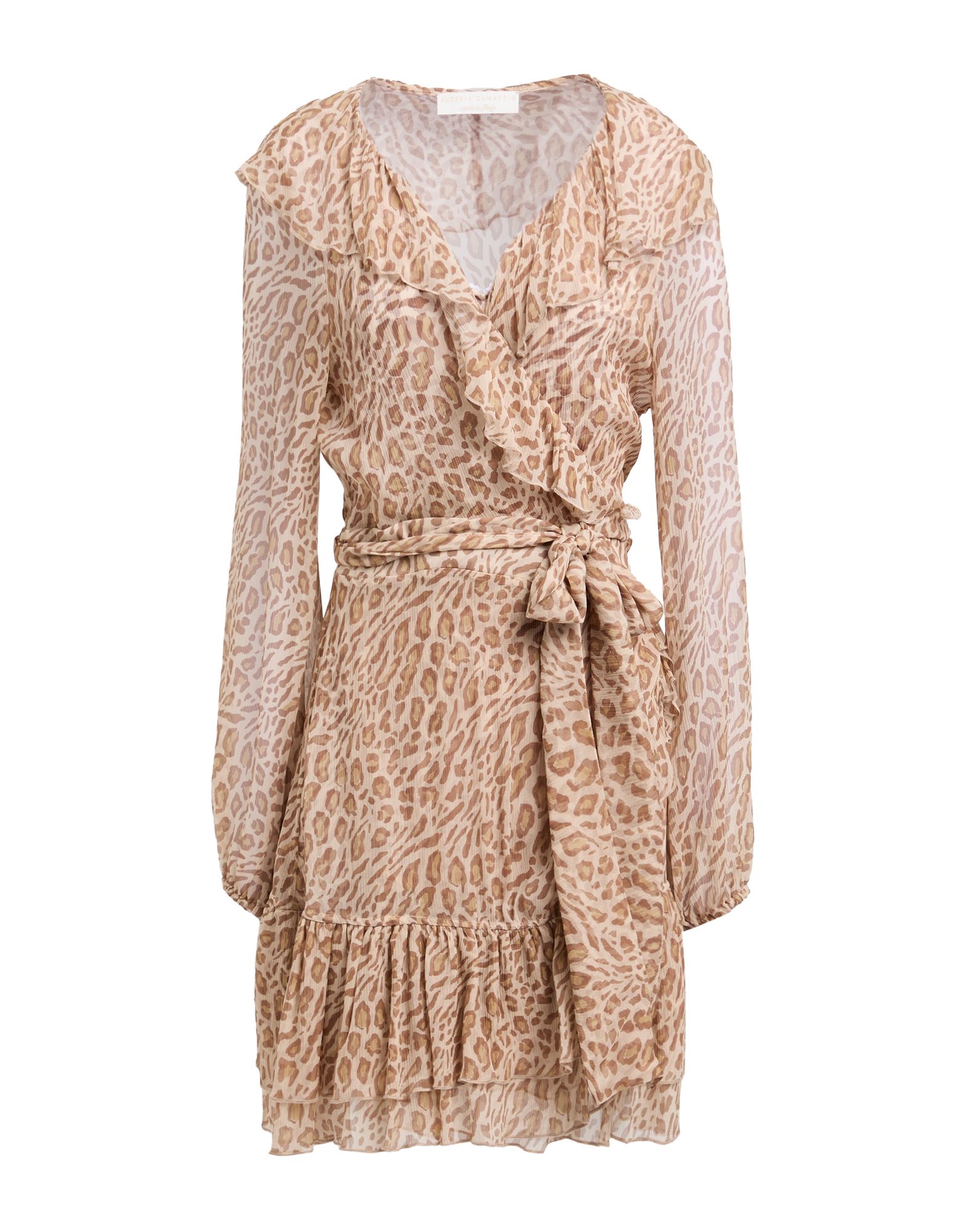 ALESSIA ZAMATTIO Mini-kleid Damen Beige von ALESSIA ZAMATTIO