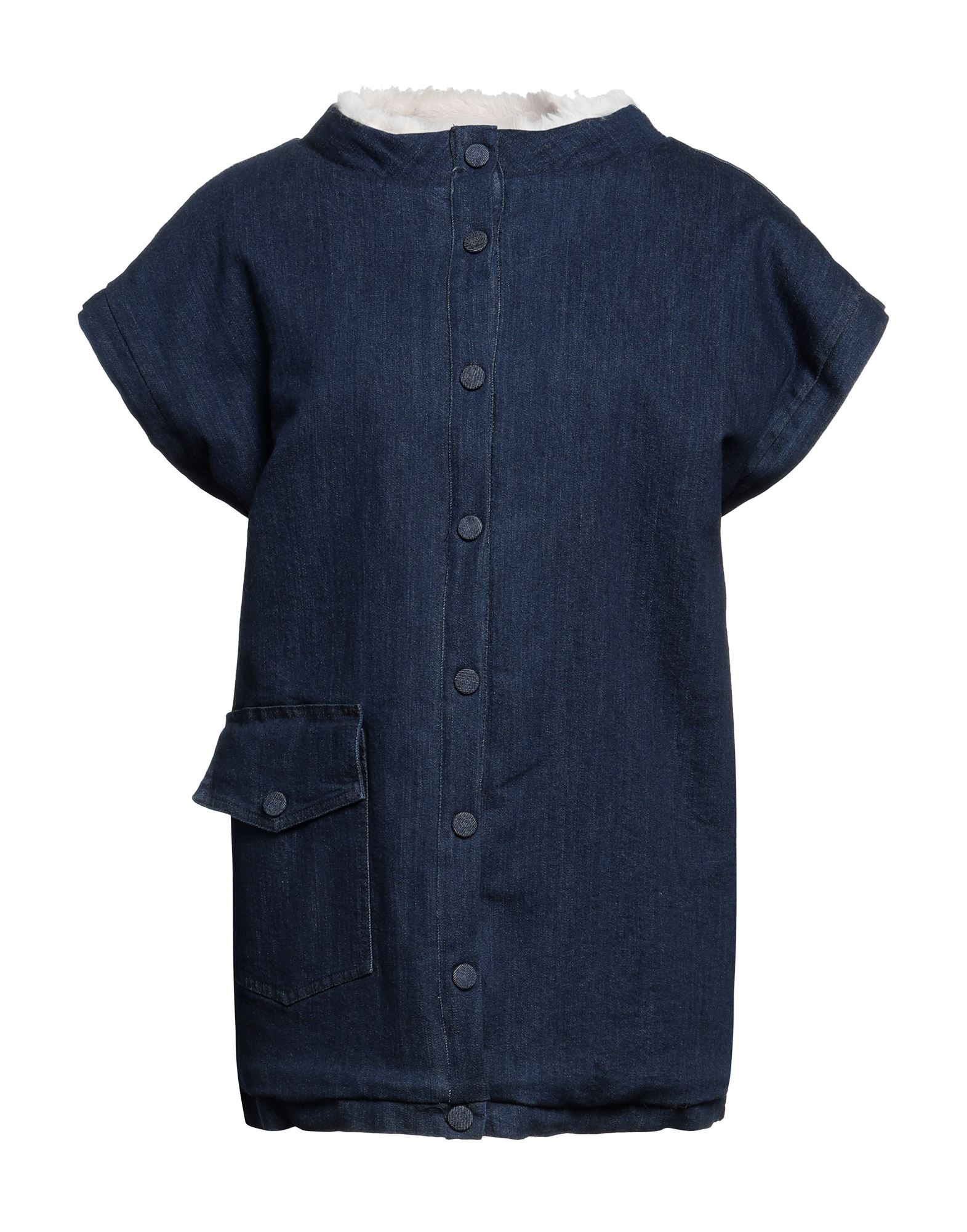 ALESSIO BARDELLE Jeansjacke/-mantel Damen Blau ALESSIO BARDELLE Jeansjacke/-mantel Damen Blau von ALESSIO BARDELLE