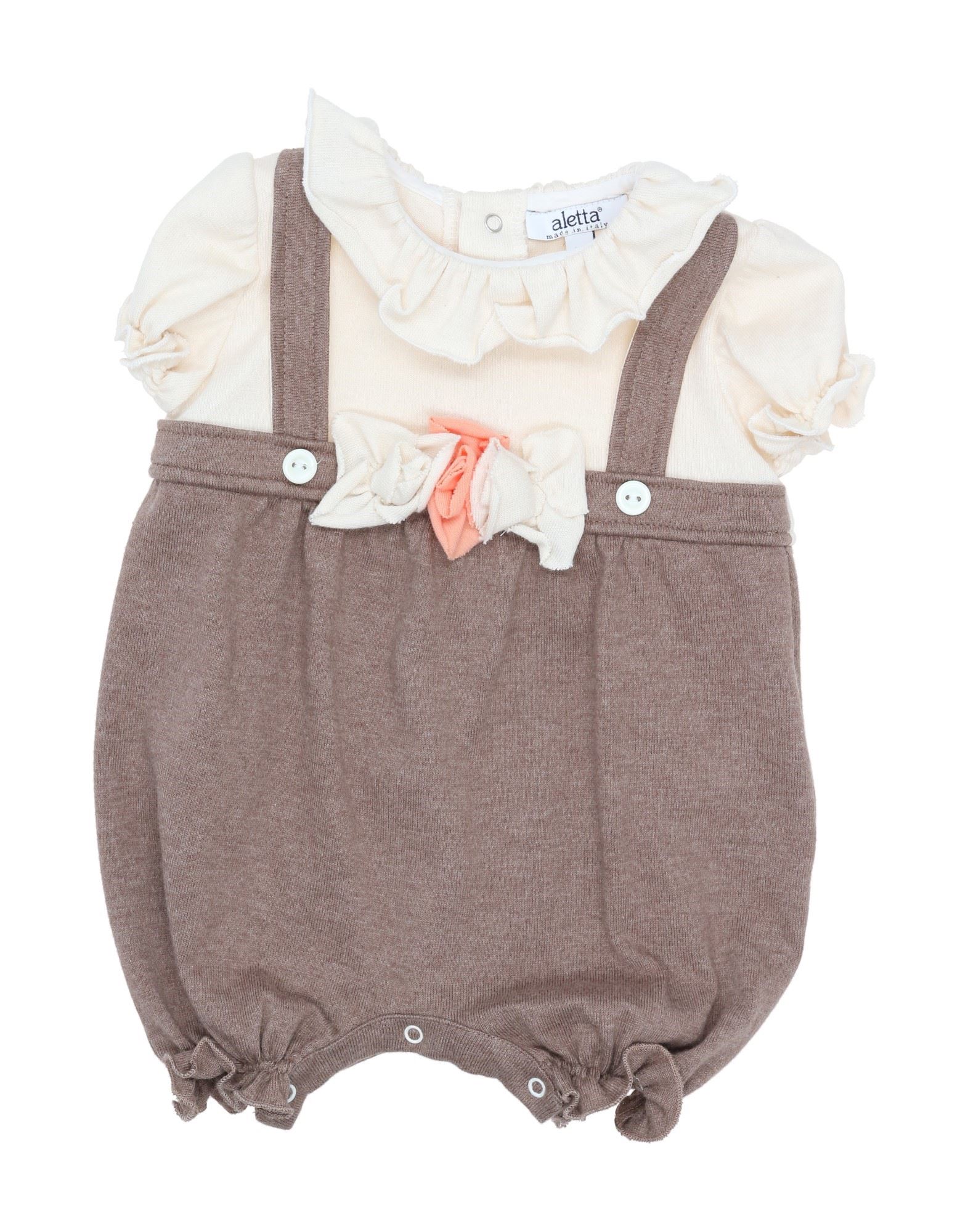 ALETTA Babystrampler & -latzhosen Kinder Beige von ALETTA