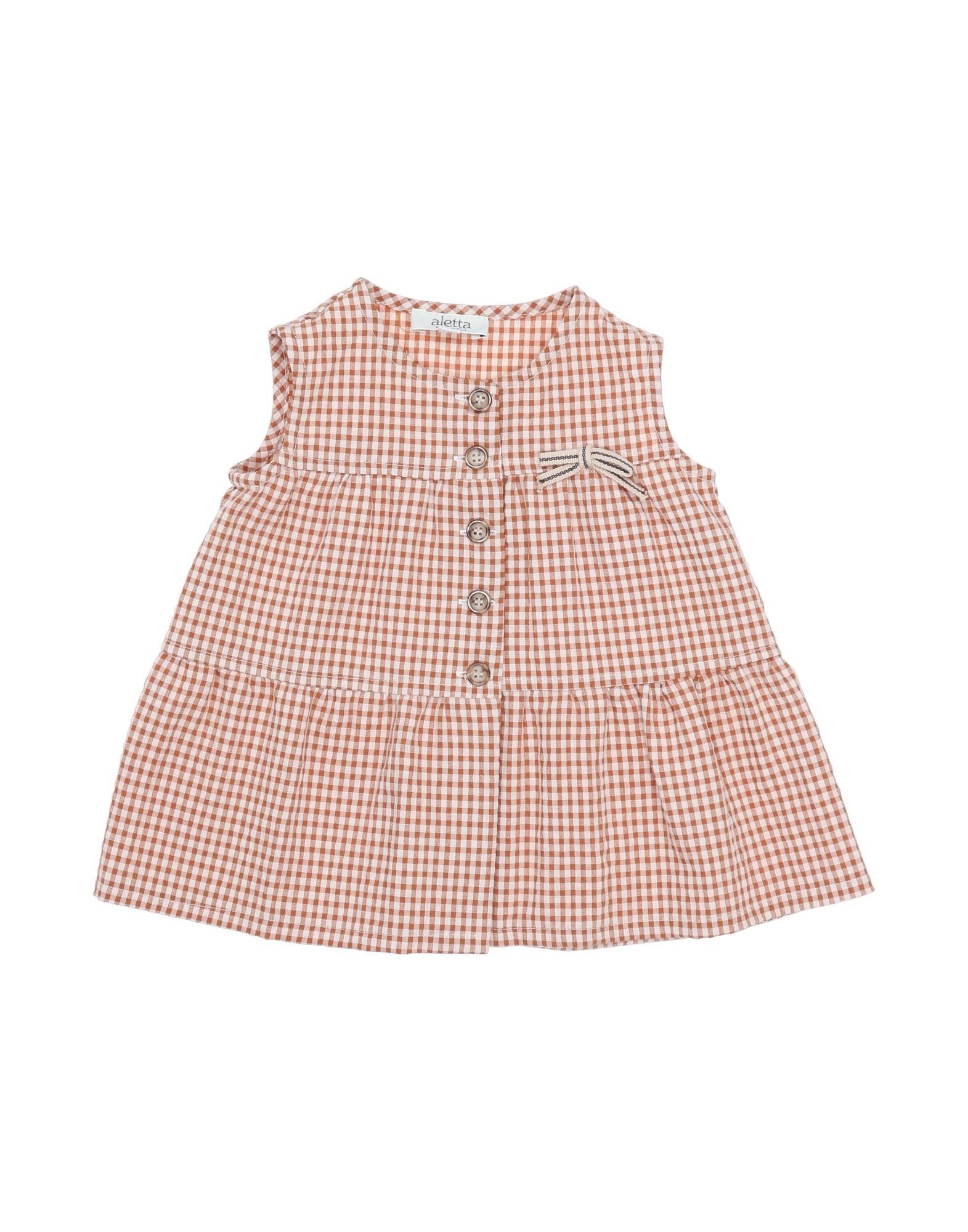 ALETTA Babykleid Kinder Braun von ALETTA