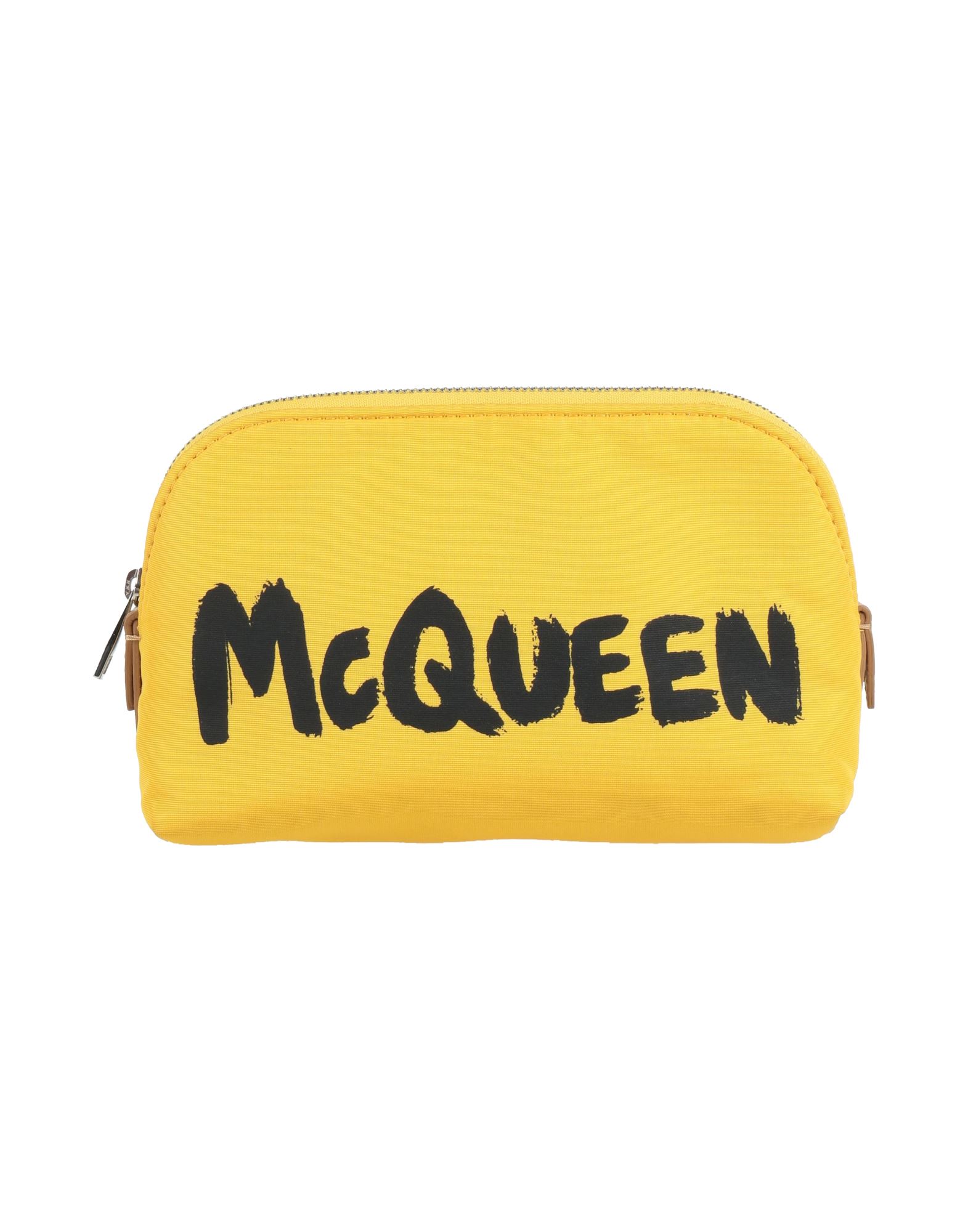 ALEXANDER MCQUEEN Beauty Case Damen Ocker von ALEXANDER MCQUEEN