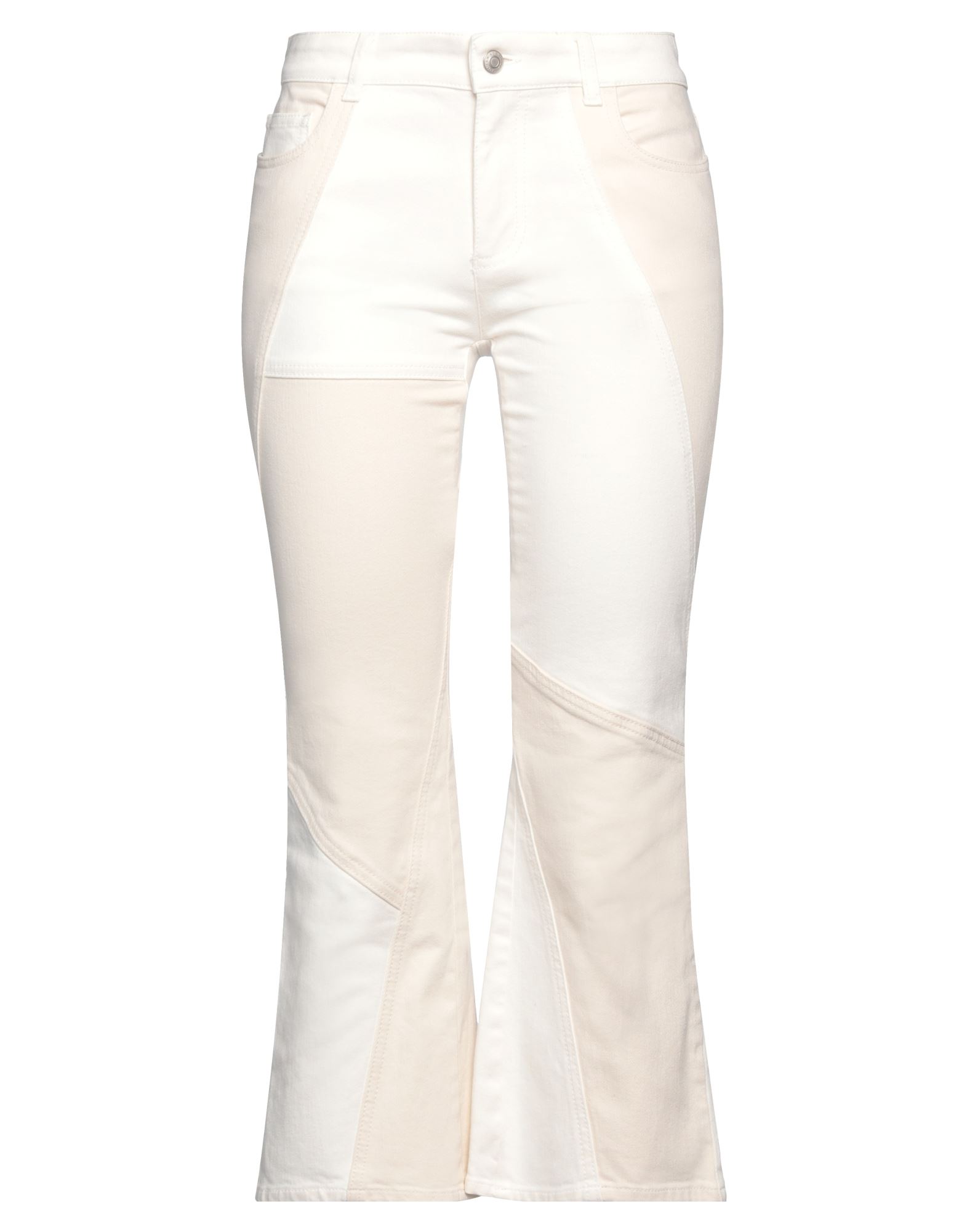 ALEXANDER MCQUEEN Cropped Jeans Damen Beige von ALEXANDER MCQUEEN