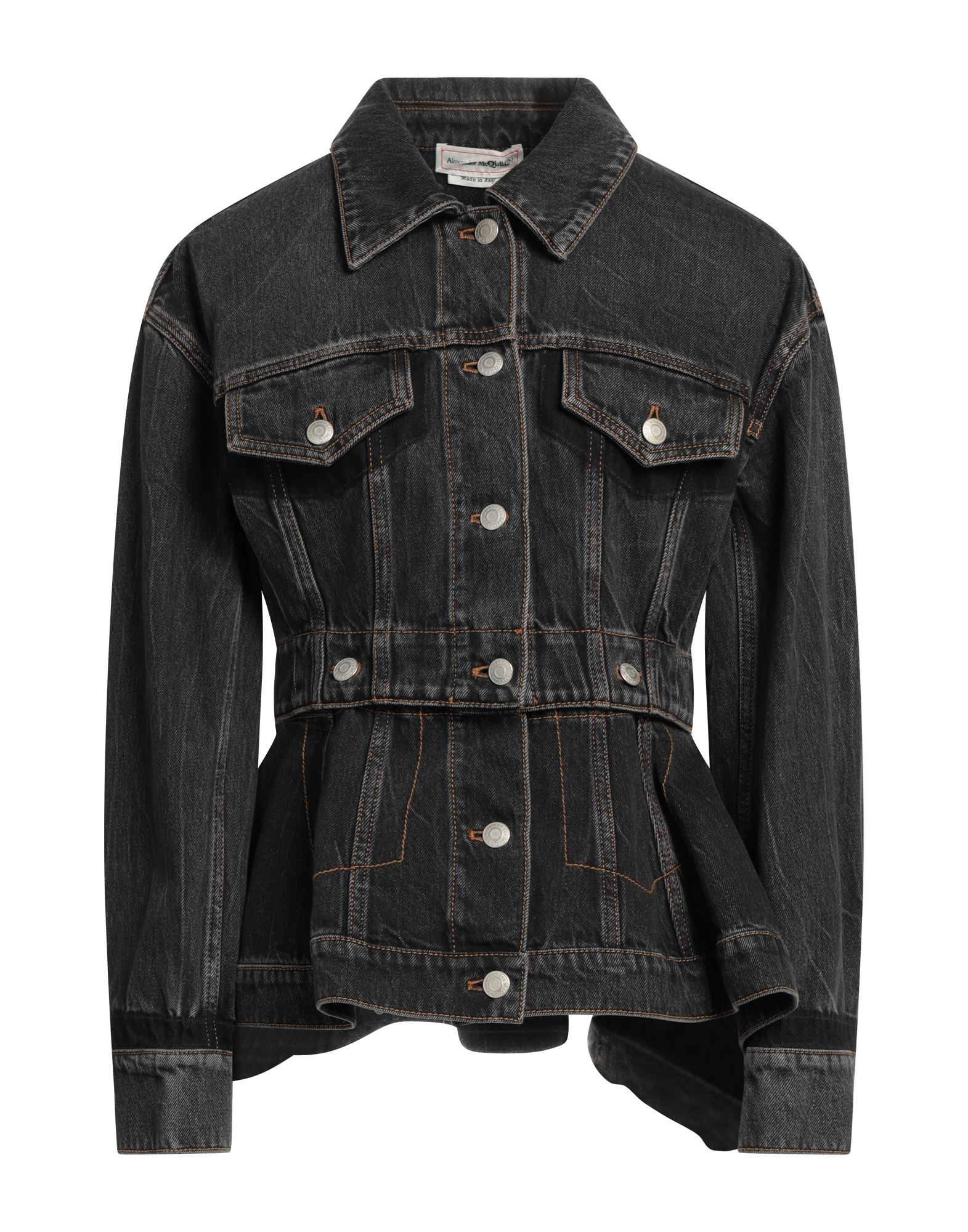 ALEXANDER MCQUEEN Jeansjacke/-mantel Damen Blau von ALEXANDER MCQUEEN