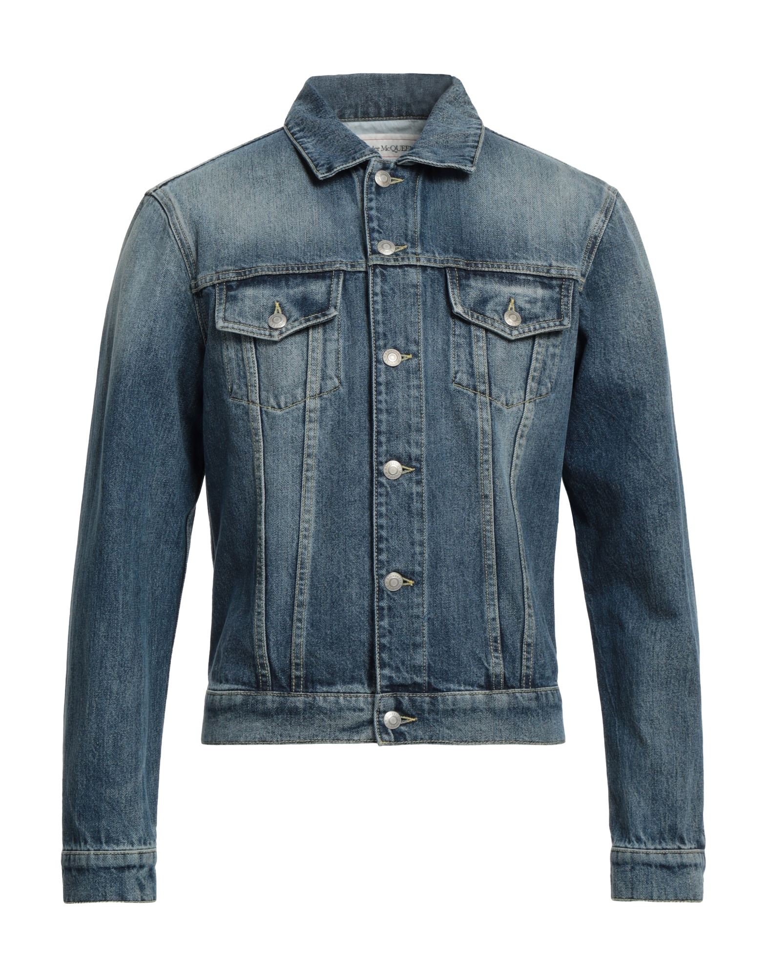 ALEXANDER MCQUEEN Jeansjacke/-mantel Herren Blau von ALEXANDER MCQUEEN