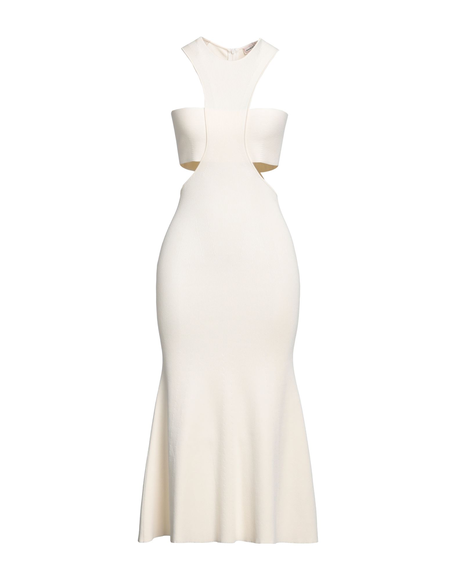 ALEXANDER MCQUEEN Midi-kleid Damen Cremeweiß von ALEXANDER MCQUEEN