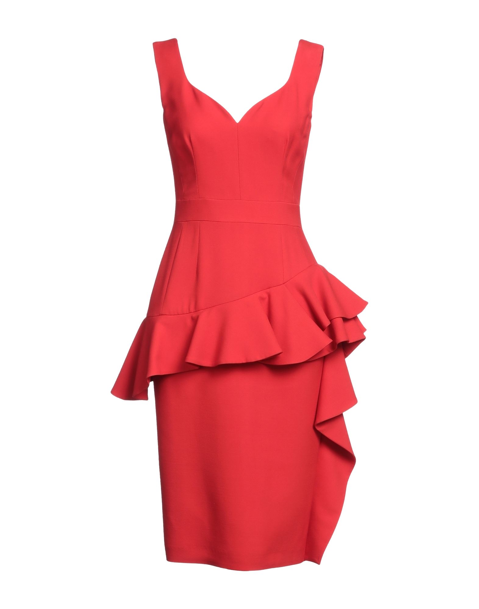 ALEXANDER MCQUEEN Midi-kleid Damen Rot von ALEXANDER MCQUEEN