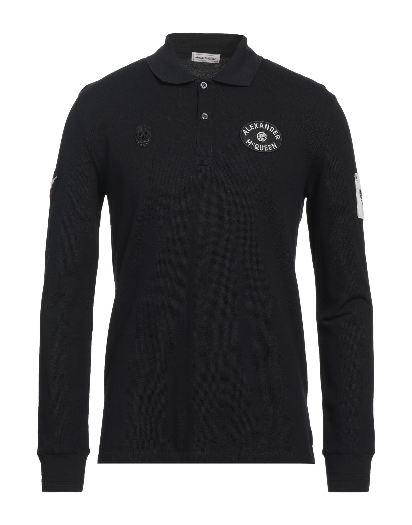 ALEXANDER MCQUEEN Poloshirt Herren Schwarz von ALEXANDER MCQUEEN