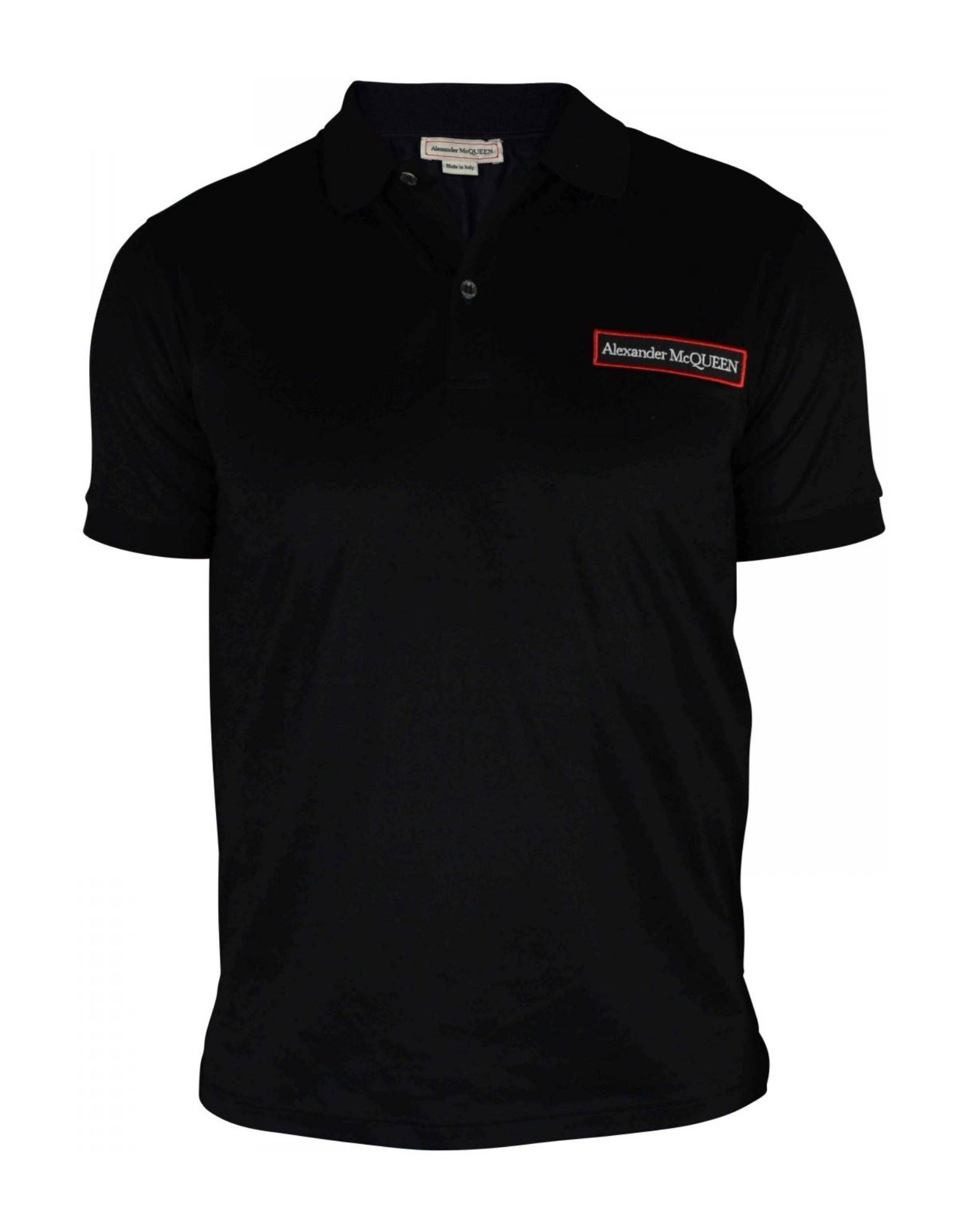 ALEXANDER MCQUEEN Poloshirt Herren Schwarz von ALEXANDER MCQUEEN