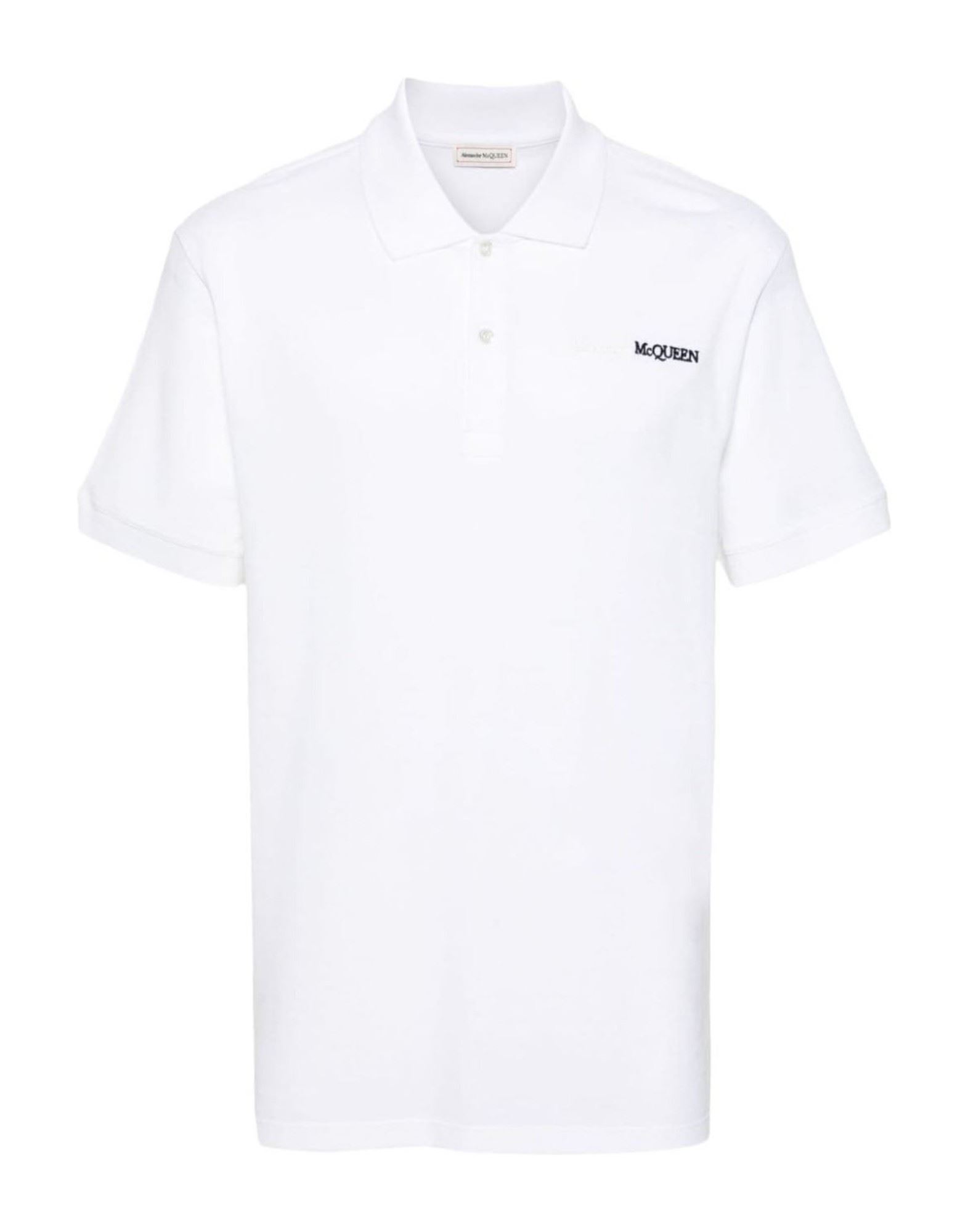 ALEXANDER MCQUEEN Poloshirt Herren Weiß von ALEXANDER MCQUEEN